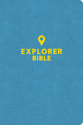 Picture of CSB Explorer Bible for Kids, Sky Blue Leathertouch