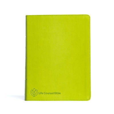 CSB Life Counsel Bible, Grass Green Leathertouch