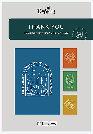 Thank You Boxed Cards Assorted (Box 12)