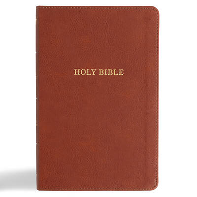Picture of KJV Thinline Bible, Burnt Sienna Leathertouch
