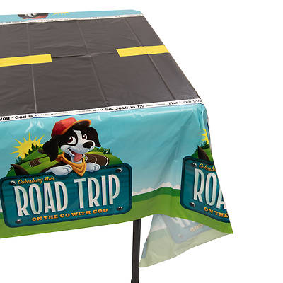 VBS 2025 Road Trip Tablecloth