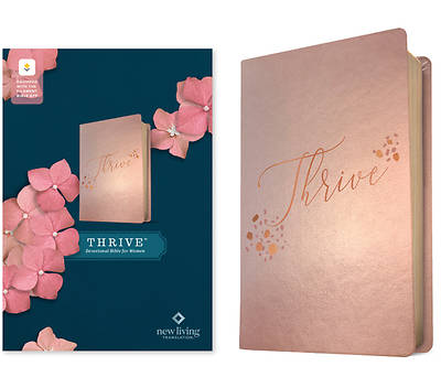 Picture of NLT Thrive Devotional Bible for Women, Filament Enabled (Leatherlike, Rose Metallic)