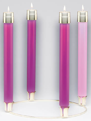 Picture of Emkay Disposable Liquid Wax 1 1/8 Advent Candle Refill Set