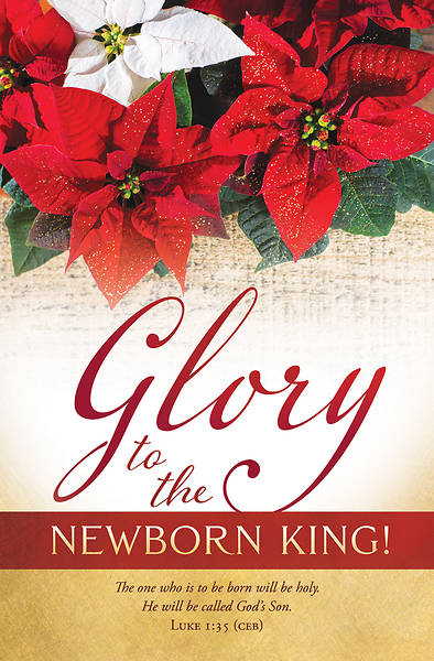Picture of Glory to the Newborn King Christmas Bulletin