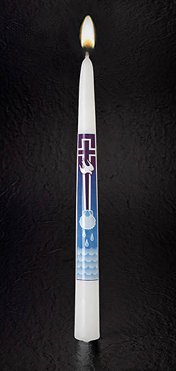 Welcome My Child Baptismal Candle