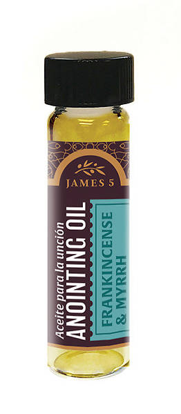 James 5 Frankincense and Myrrh Anointing Oil - 1/4 oz.