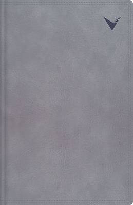Biblia de Estudio Nbla, Leathersoft, Gris, Interior a DOS Colores