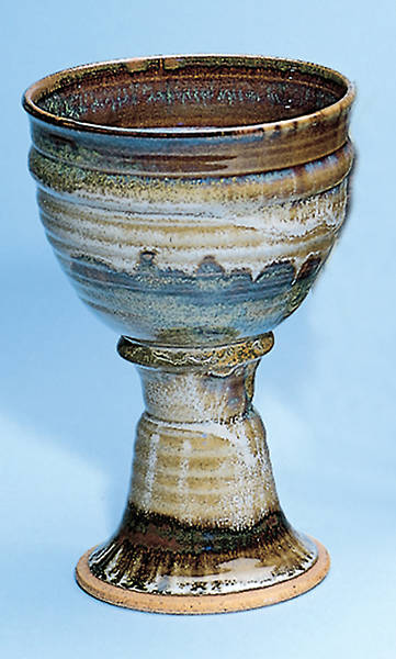 Earthenware Chalice, Brown