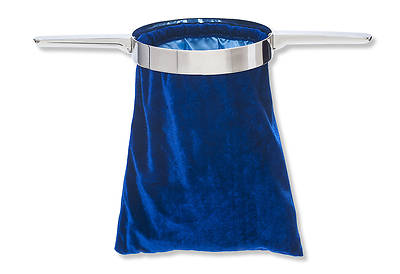 Offering Collection Bag with Handle - Blue