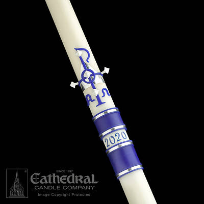 Picture of Cathedral Messiah Paschal Candle 3" x 60"