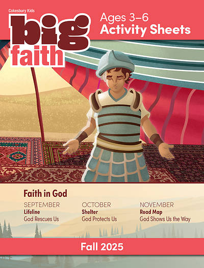 Picture of Cokesbury Kids Big Faith Fall 2025 Activity Sheets Ages 3-6