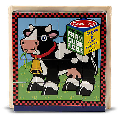 Farm Cube Wooden Puzzle
