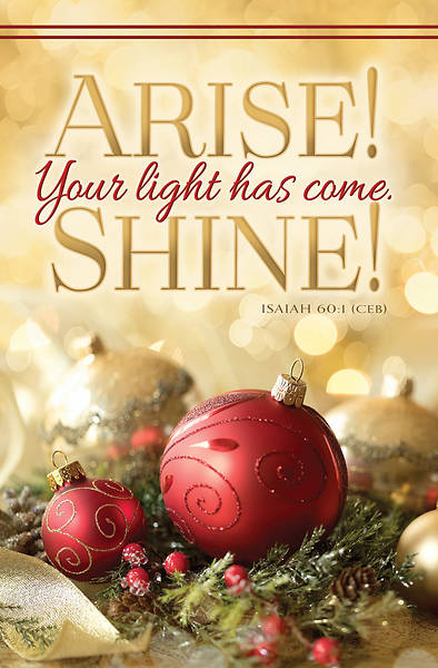 Arise! Shine! Christmas Bulletin