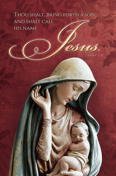 Christmas Thou Shalt Bring Bulletin Regular