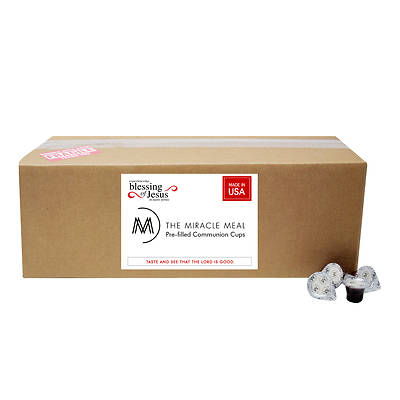 The Miracle Meal Traditional Prefilled Disposable Communion Juice and Wafer Set - 500 pack