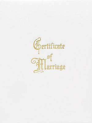 Marriage Certificate Booklet with Service