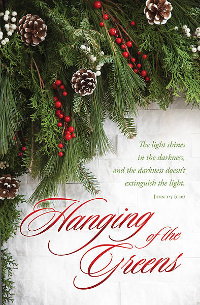 Picture of The Light Shines Hanging of the Greens Bulletin