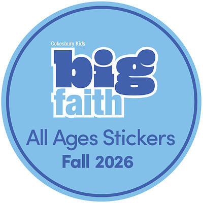 Picture of Cokesbury Kids Big Faith Fall 2026 All Ages Activity Stickers (Pkg of 6)