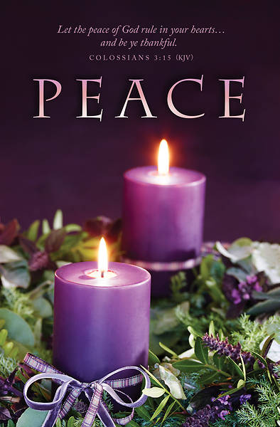 Peace Let the Peace of God Advent Bulletin