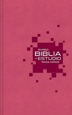 Rvr60 Biblia de Estudio Para Niños, Leathersoft, Rosado