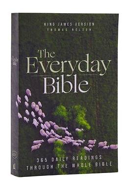 Kjv, the Everyday Bible, Paperback, Red Letter, Comfort Print