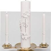 Koleys K322S Satin Brass Wedding Candelabra