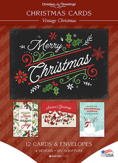 Vintage Christmas Asst Box Cards