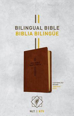 Picture of Bilingual Bible / Biblia Bilingue Nlt/Ntv (Leatherlike, Brown)