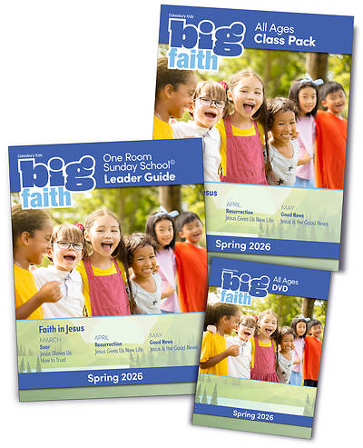 Cokesbury Kids Big Faith Spring 2026 One Room Sunday School Leader Kit