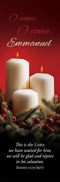 O come, O come, Emmanuel Christmas Bookmark