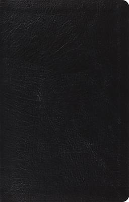 ESV Large Print Thinline Reference Bible, Red Letter (Genuine Leather, Black)