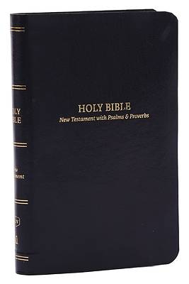 Kjv, Pocket New Testament with Psalms and Proverbs, Leatherflex, Black, Red Letter, Comfort Print