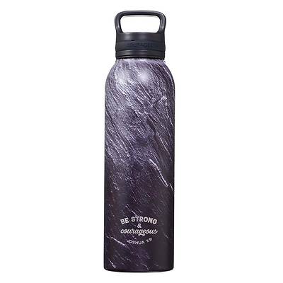 Stainless Steel Water Bottle Be Strong & Courageous Joshua 1