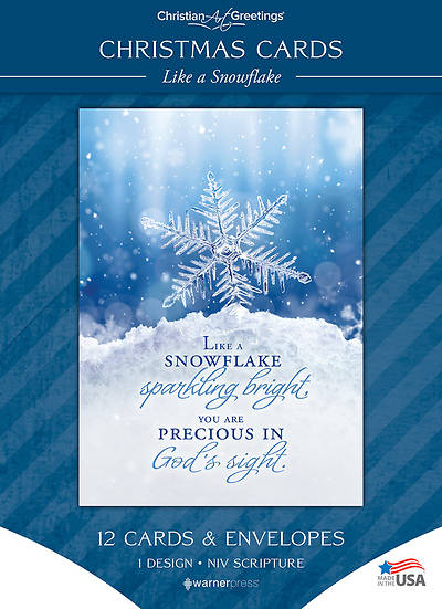 Like a Snowflake Solid Box Cards