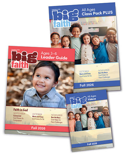 Picture of Cokesbury Kids Big Faith Fall 2026 Leader Kit Ages 3-6- Digital Kit Download