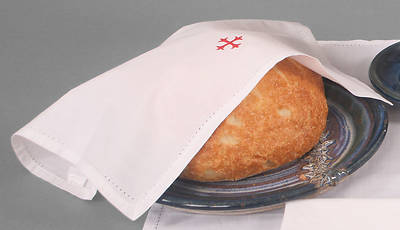 100% Cotton Bread Plate Napkin with Red Cross