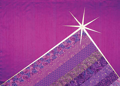 Star Magenta Dupioni Altar Frontal