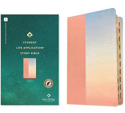 NLT Student Life Application Study Bible, Filament Enabled (Leatherlike, Ombre Pink, Indexed, Red Letter)