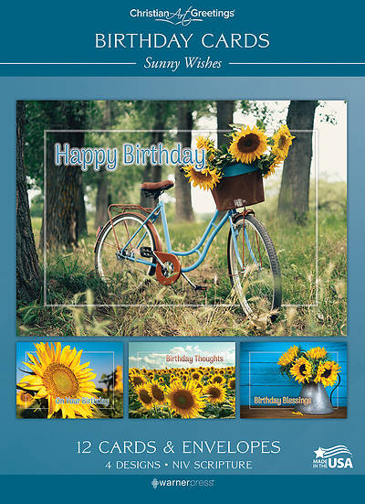 Birthday Sunny Wishes - Box of 12
