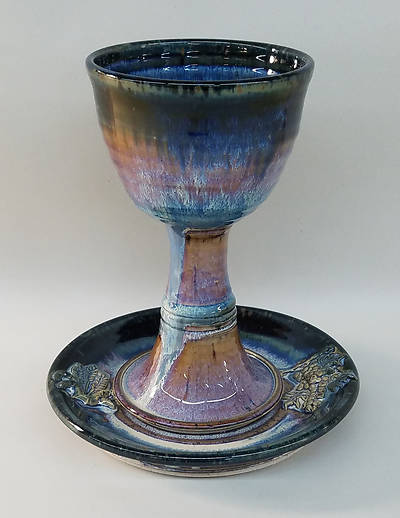 Picture of Porcelain Chalice and Paten Set, Pastel