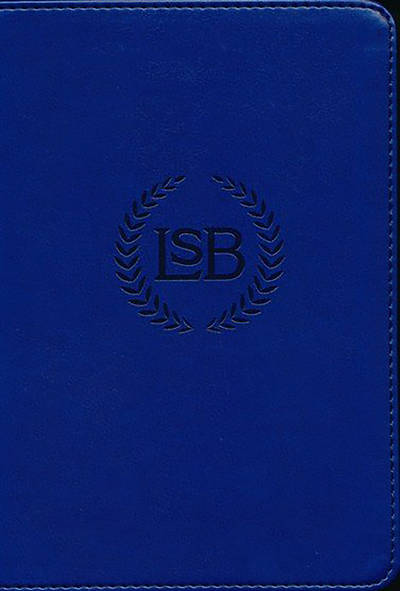 LSB Compact Edition Bible Blue Faux Leather