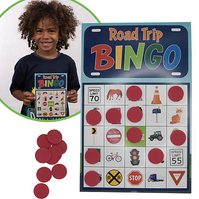 VBS 2025 Road Trip Travel Bingo Card (Pkg of 12)