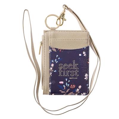 Id Card Holder Seek First Matthew 6