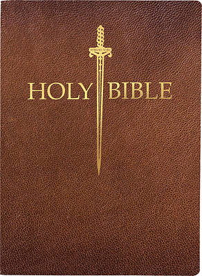 KJV Sword Bible, Large Print, Acorn Bonded Leather, Thumb Index