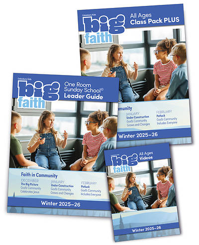 Picture of Cokesbury Kids Big Faith Winter 2025-26 One Room Sunday School® Leader Kit - Digital Kit Download