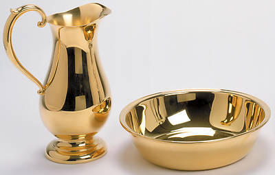 Koleys K217G Gold Plated Baptismal Pitcher