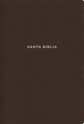 Picture of Nvi, Biblia de Estudio Actualizada, Texto Revisado 2022, Leathersoft, Café, Letra Grande, Interior a Color, Palabras de Jesús En Rojo