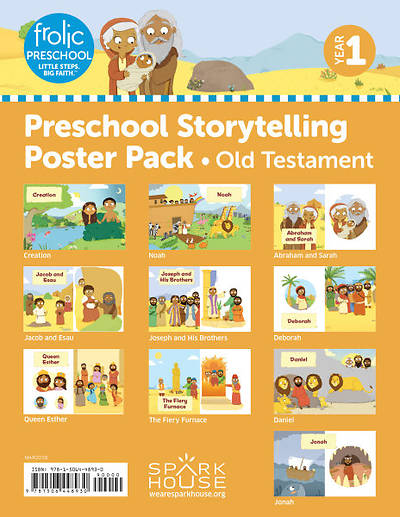 Frolic Preschool Storytelling Poster Pack Yr 1 Old Testament