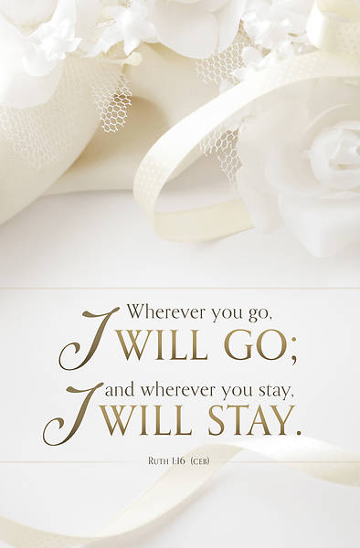 Wherever you Go Wedding Regular Size Bulletin