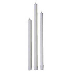 Stearic Altar Candles Emkay 8 7/8 x 7/8 Pack of 36 Self-fitting